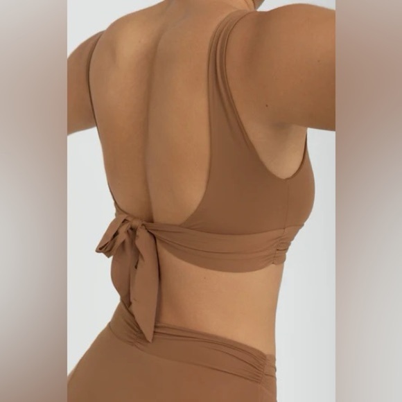New! RIOT SWIM Pico Top in Brown Sugar 31057 - Picture 8 of 14